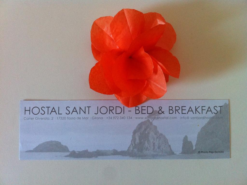 Hostal Sant Jordi Tossa de Mar Buitenkant foto